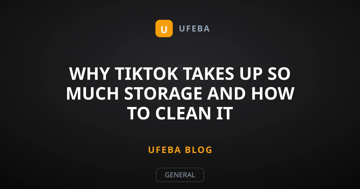 Why TikTok Takes Up So Much Storage and How to Clean It
